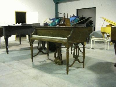 Fischer 'Harpsichord' Style Baby Grand