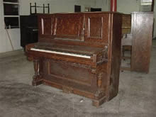 Wegman Oak Upright Piano