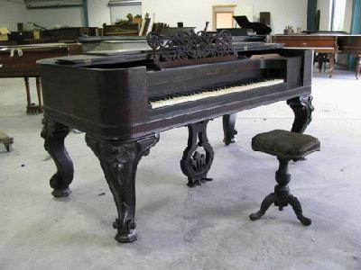 New England 'Cottage' Square Grand Piano