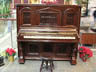 Gothic Style Fischer Upright Grand Piano