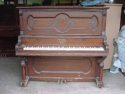 Fischer Victorian Upright Piano