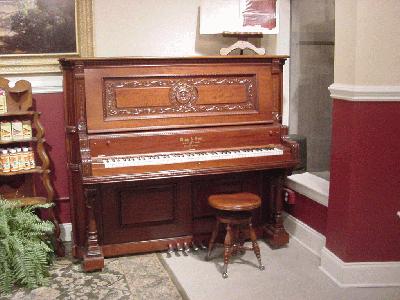 5-Pedal Wing & Son Orchestral Upright Piano