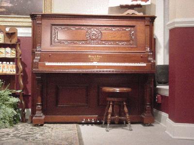 5-Pedal Wing & Son Orchestral Upright Piano