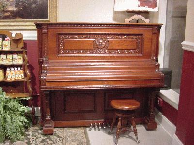 5-Pedal Wing & Son Orchestral Upright Piano